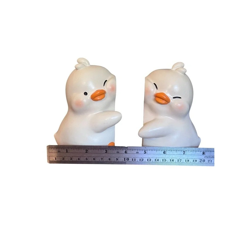 Rodco Bookends, Hugging Duck Bookends Ducks, Duck Bookends, Modern Home